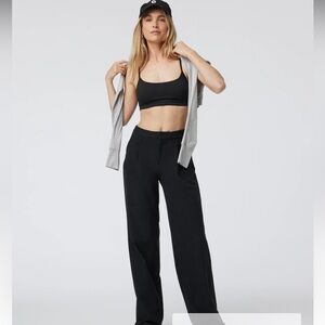 Vuori Elevation Trouser Dream-knit Wide-Leg Pants Grey